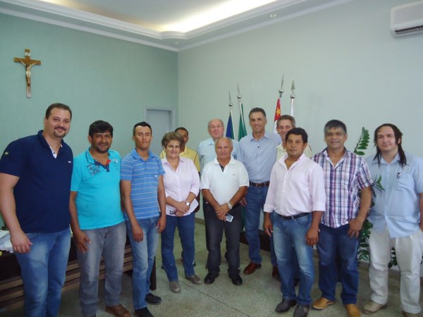 Ildebran Prata recebe visita do presidente do PSD 