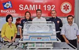 Samu recebe incubadora neonatal