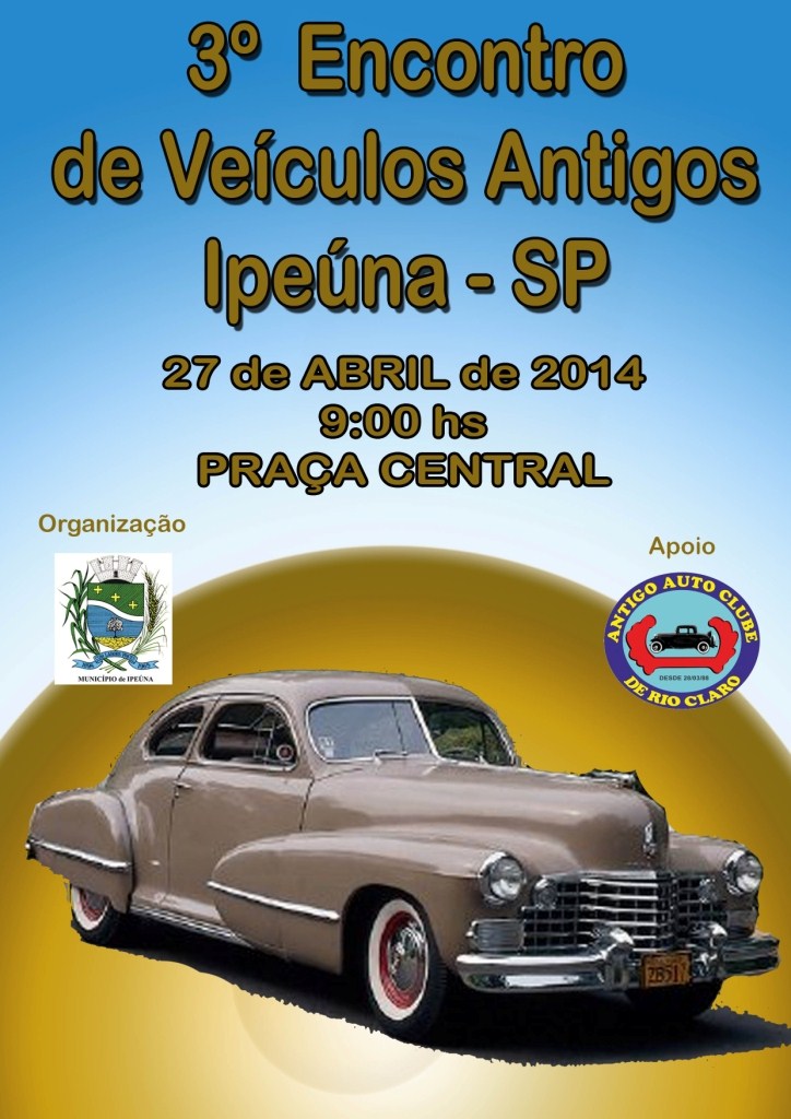 3º Encontro de Veículos Antigos 