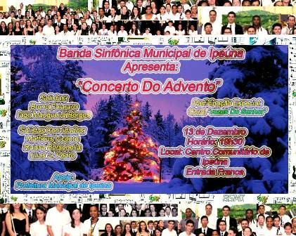 Banda abre temporada natalina com Concerto do Advento 